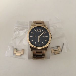 Armani Exchange Watch Gold A|X